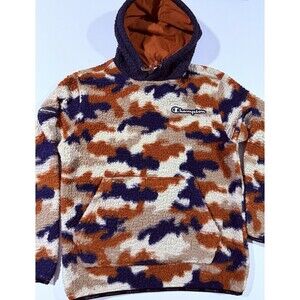 Champion Men's Camouflage Fleece Pullover Hoodie Hooded Long Sleeve Multicolor
